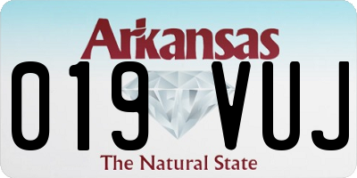 AR license plate 019VUJ