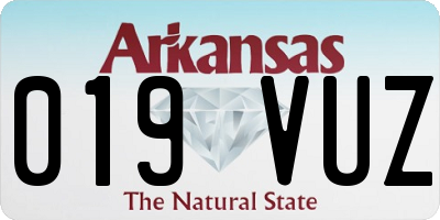 AR license plate 019VUZ