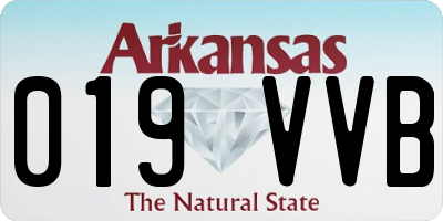 AR license plate 019VVB