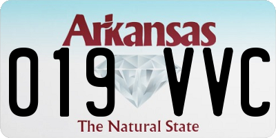 AR license plate 019VVC