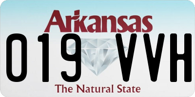 AR license plate 019VVH