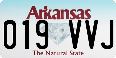 AR license plate 019VVJ