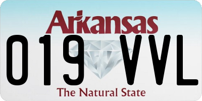 AR license plate 019VVL