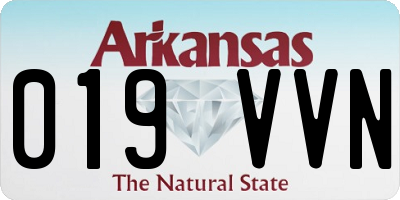 AR license plate 019VVN