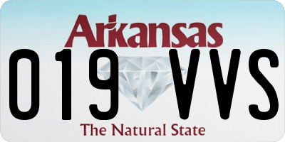 AR license plate 019VVS
