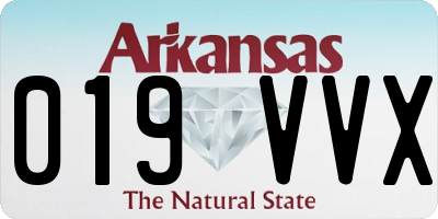 AR license plate 019VVX