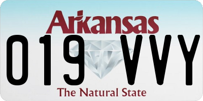 AR license plate 019VVY
