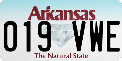 AR license plate 019VWE