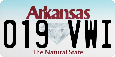 AR license plate 019VWI