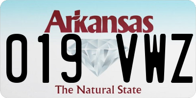 AR license plate 019VWZ