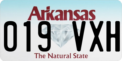 AR license plate 019VXH