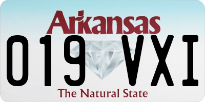 AR license plate 019VXI