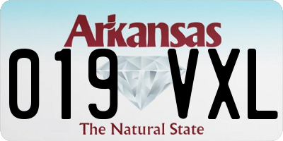 AR license plate 019VXL