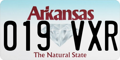 AR license plate 019VXR