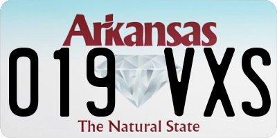 AR license plate 019VXS