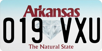 AR license plate 019VXU