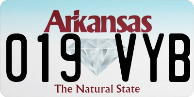 AR license plate 019VYB