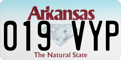 AR license plate 019VYP