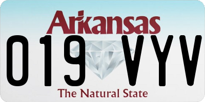 AR license plate 019VYV