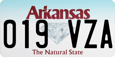 AR license plate 019VZA