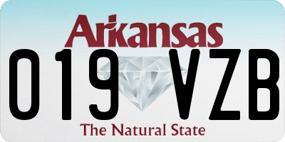 AR license plate 019VZB