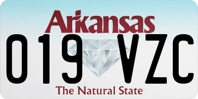 AR license plate 019VZC