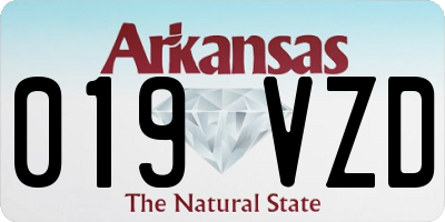 AR license plate 019VZD