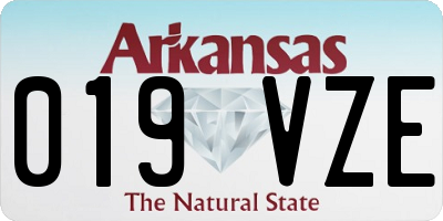 AR license plate 019VZE