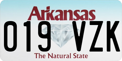 AR license plate 019VZK