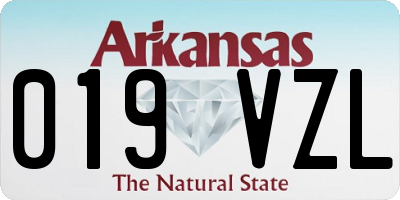 AR license plate 019VZL