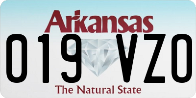 AR license plate 019VZO