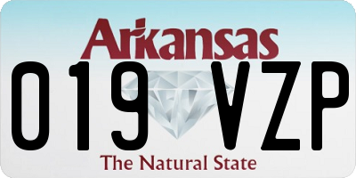 AR license plate 019VZP