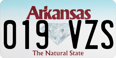 AR license plate 019VZS