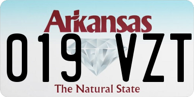 AR license plate 019VZT