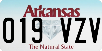 AR license plate 019VZV