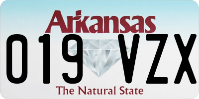 AR license plate 019VZX