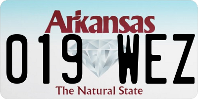 AR license plate 019WEZ