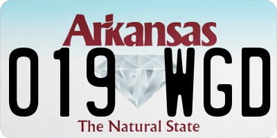 AR license plate 019WGD