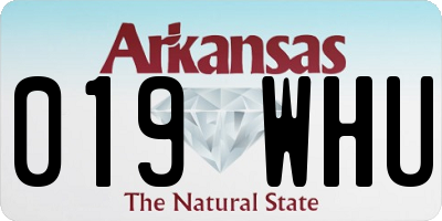 AR license plate 019WHU
