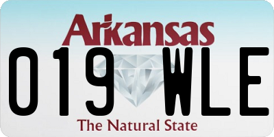 AR license plate 019WLE