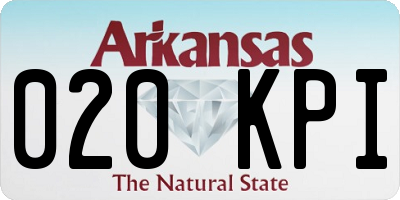 AR license plate 020KPI