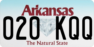 AR license plate 020KQQ