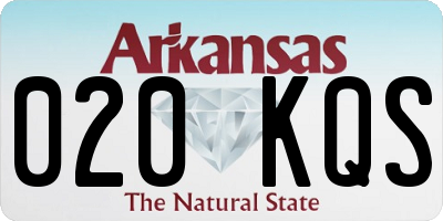 AR license plate 020KQS