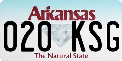 AR license plate 020KSG