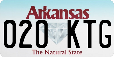 AR license plate 020KTG