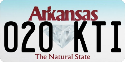 AR license plate 020KTI