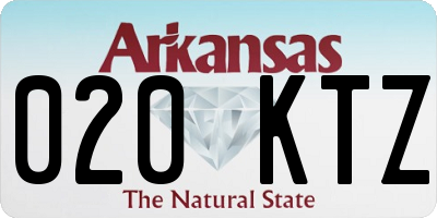 AR license plate 020KTZ