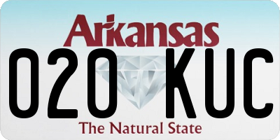 AR license plate 020KUC