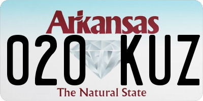 AR license plate 020KUZ