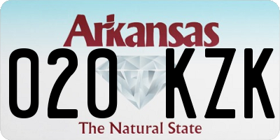 AR license plate 020KZK
